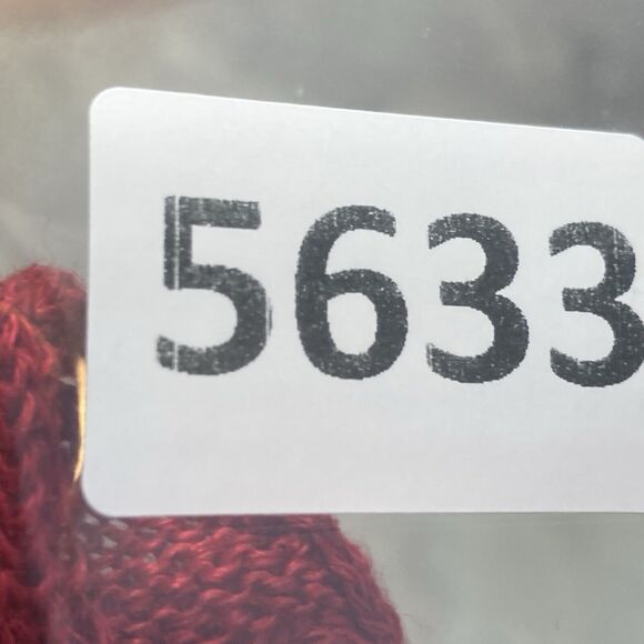 Zuza Bart Shirt Womens Medium Linen Tank Top Clear Red Beachy‎ Resort Basic - Picture 12 of 12